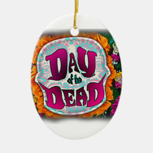 Day of the Dead Ceramic Tree Decoration