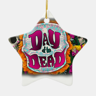 Day of the Dead Ceramic Tree Decoration