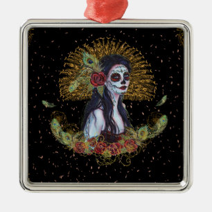 Day of the dead Christmas ornament