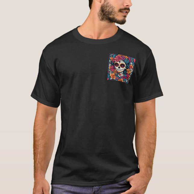 Day of the Dead Design T-Shirt (Front)