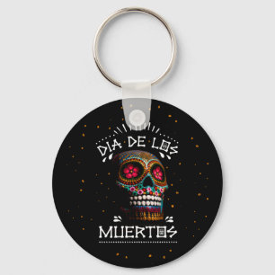 Day of the Dead Dia of the Dead Mexican Holiday To Key Ring