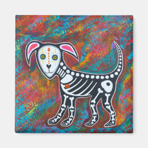Day of the Dead Dog Magnet