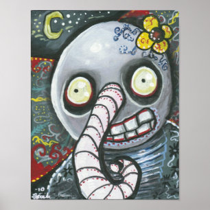 Day Of The Dead Elephant Poster