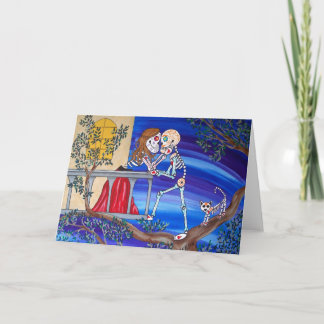 Day of the Dead Famous Lovers Romeo and Juliet Card