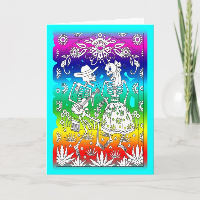 Day Of The Dead, Festival Card (Front)