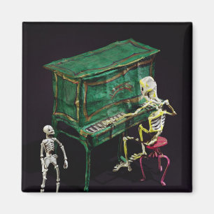 Day of the Dead figures as musicians Magnet