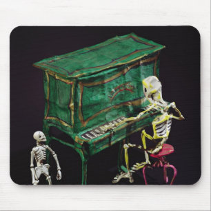 Day of the Dead figures as musicians Mouse Pad