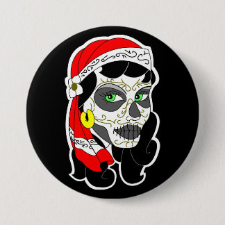 Day of The Dead Girl 7.5 Cm Round Badge