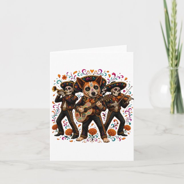 Day of the Dead Greeting Card (Front)