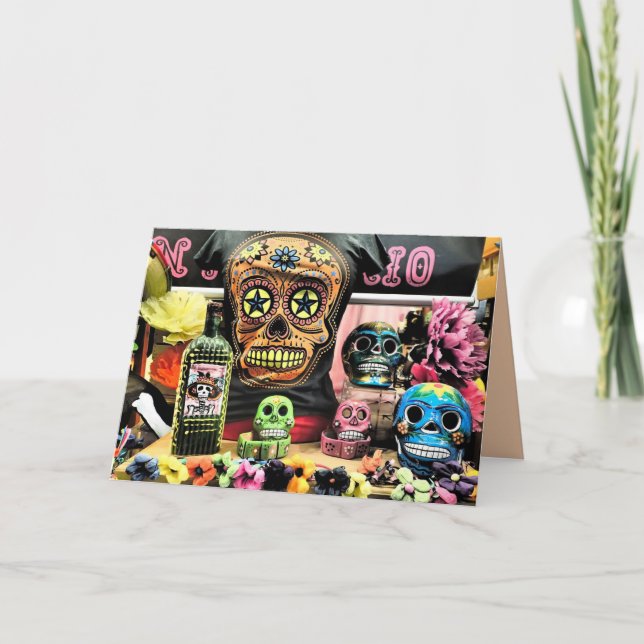 Day of the dead greeting card (Front)