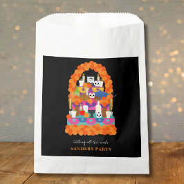 Day of the dead halloween party favour bags