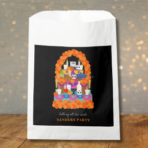 Day of the dead halloween party favour bags