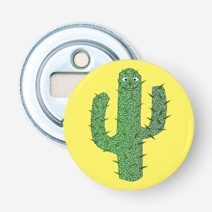 Day of the Dead Happy Cactus Bottle Opener