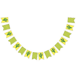 Day of the Dead Happy Cactus Bunting