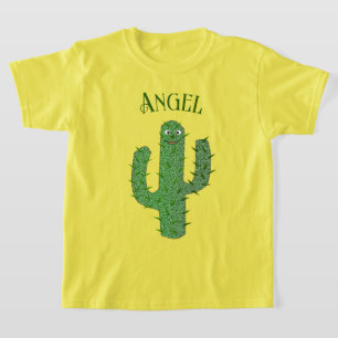 Day of the Dead Happy Cactus Custom Name T-Shirt