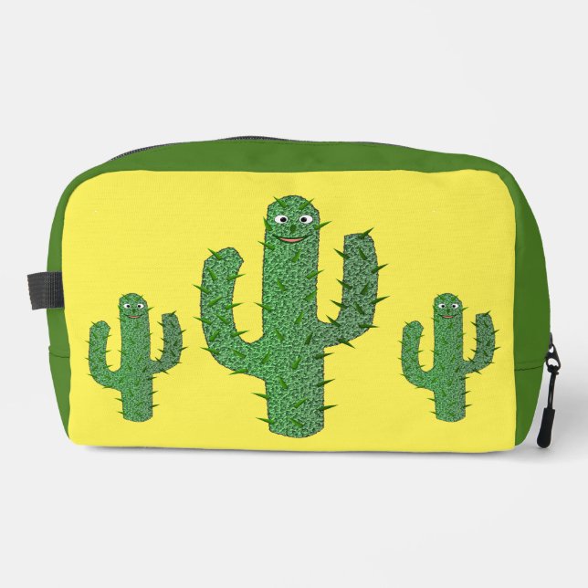 Day of the Dead Happy Cactus Dopp Kit (Front)