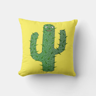 Day of the Dead Happy Cactus Double Sided Cushion