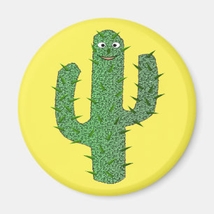 Day of the Dead Happy Cactus Magnet