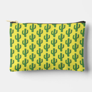 Day of the Dead Happy Cactus Patterned Accessory Pouch