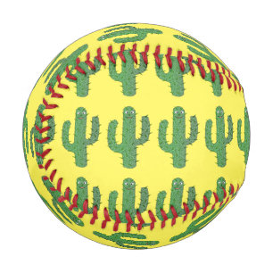 Day of the Dead Happy Cactus Patterned Baseball