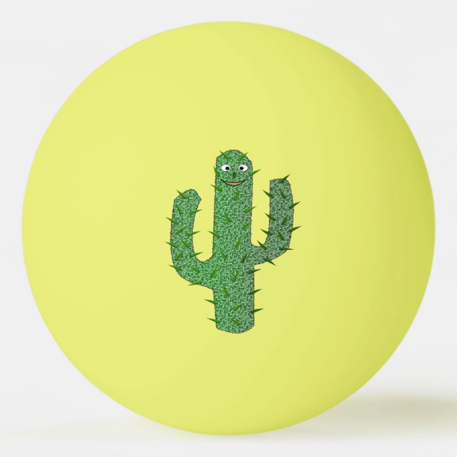 Day of the Dead Happy Cactus Ping Pong Ball (Front)