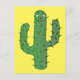 Day of the Dead Happy Cactus Postcard