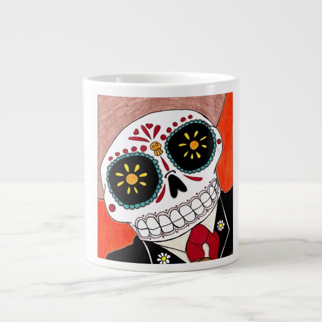 Day of the Dead Jumbo Coffee Mug (Front)