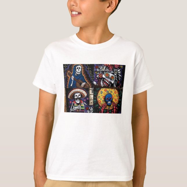 "Day of the Dead" Kids Version T-Shirt (Front)