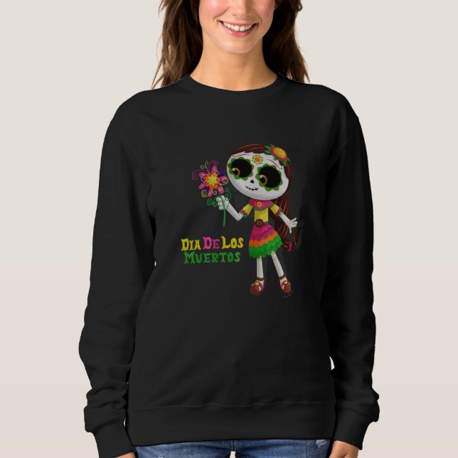 Day of The Dead La Catrina Dia De Los Muertos Fami Sweatshirt (Front)
