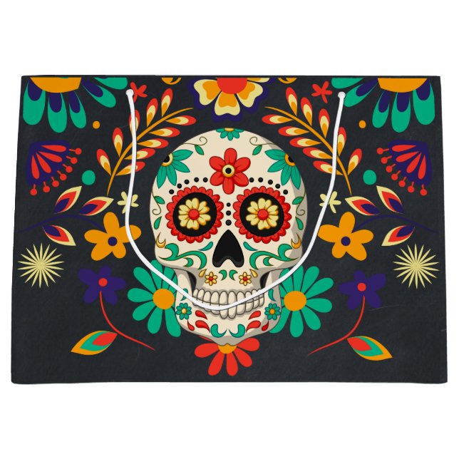 Day of the Dead Large Gift Bag (Front)