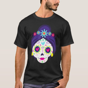 Day Of The Dead Latino Spanish Mexican Men Women B T-Shirt