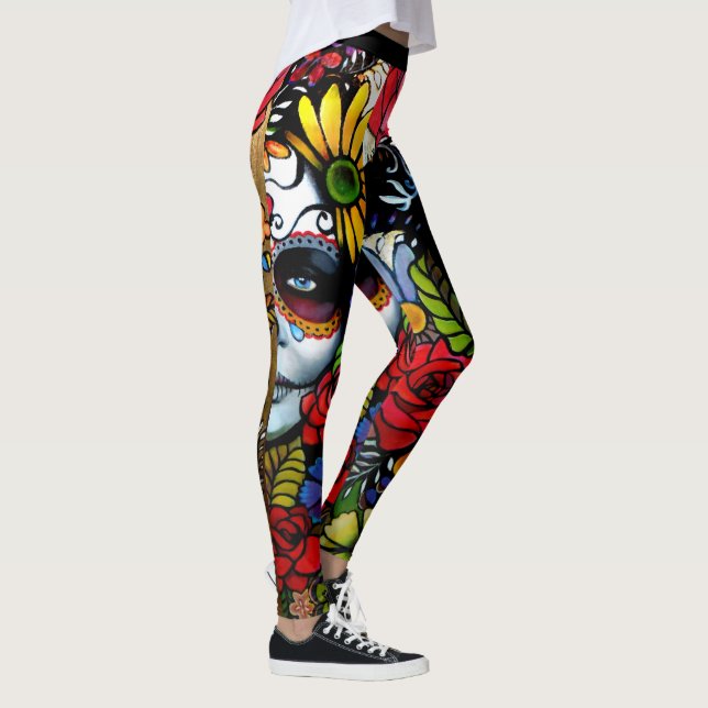 Day of the Dead Leggings (Right)
