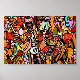 Day Of The Dead Lovers Tango Poster