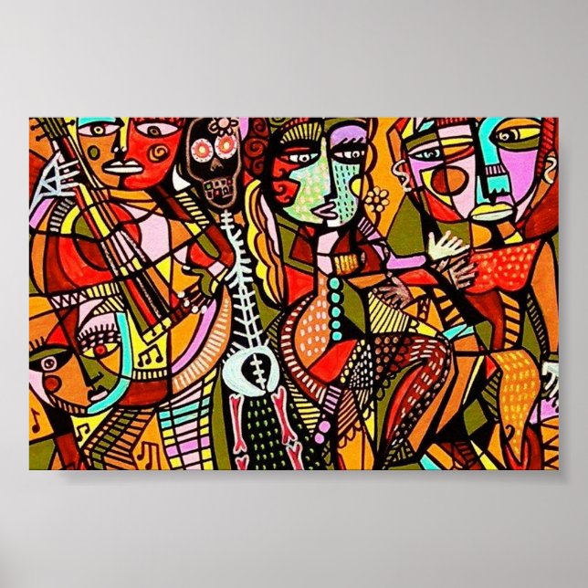 Day Of The Dead Lovers Tango Poster (Front)