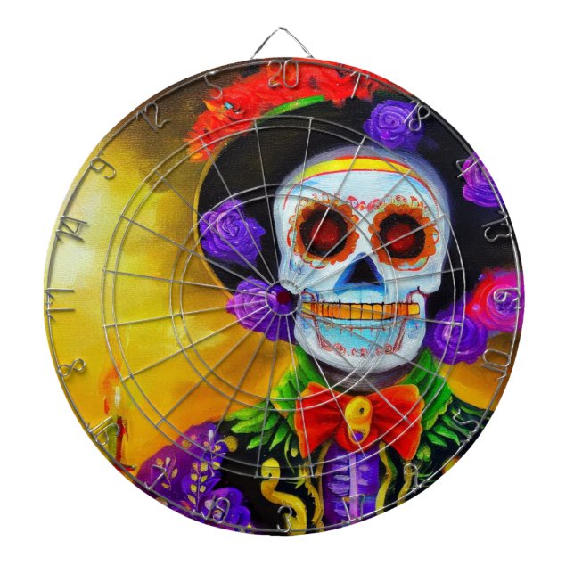 Day of the Dead Man (1) Dartboard (Front)