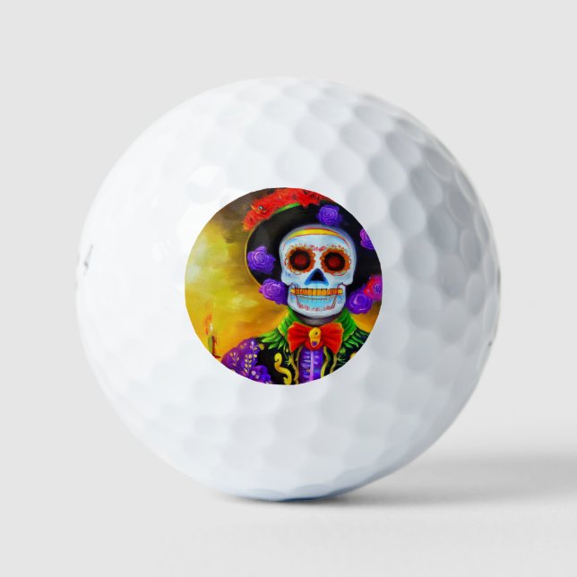 Day of the Dead Man (1) Golf Balls (Front)