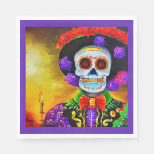 Day of the Dead Man 1 Napkin