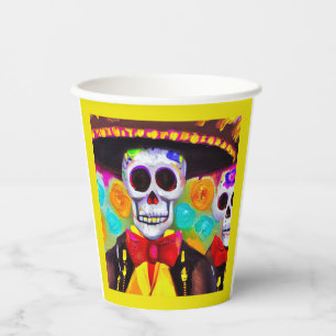 Day of the Dead Man 2 Paper Cups