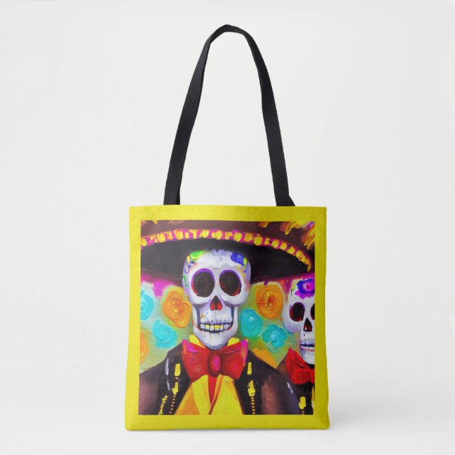 Day of the Dead Man 2 Tote Bag (Front)