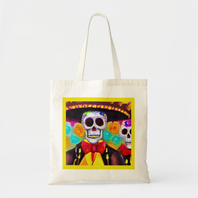 Day of the Dead Man 2 Tote Bag (Front)