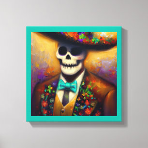 Day of the Dead Man 4 Canvas Print