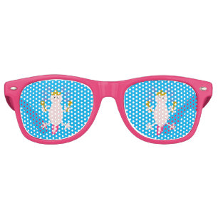 Day of the Dead Mexican Axolotl Retro Sunglasses