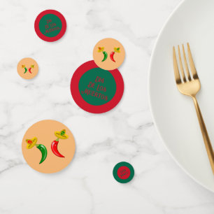 Day of the Dead Mexican Chilis Custom Confetti