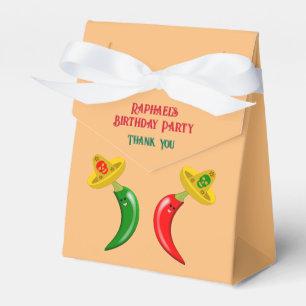 Day of the Dead Mexican Chilis Custom Favour Box
