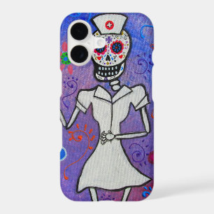 Day of the dead nurse painting