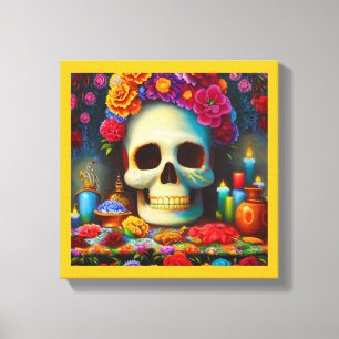 Day of the Dead Ofendra 4 Canvas Print