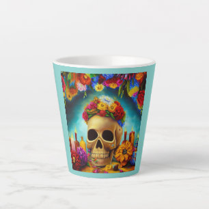 Day of the Dead Ofendra 6 Latte Mug