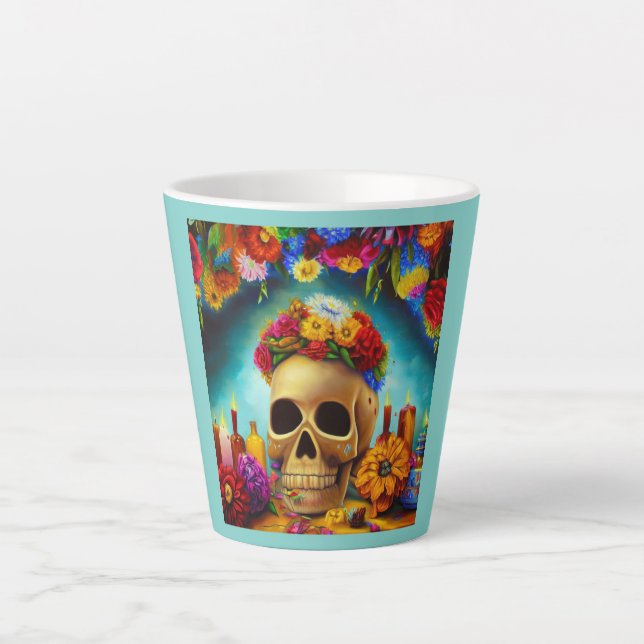 Day of the Dead Ofendra 6 Latte Mug (Front)