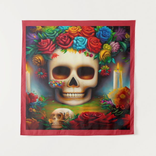 Day of the Dead Ofendra 7 Tapestry (Front)