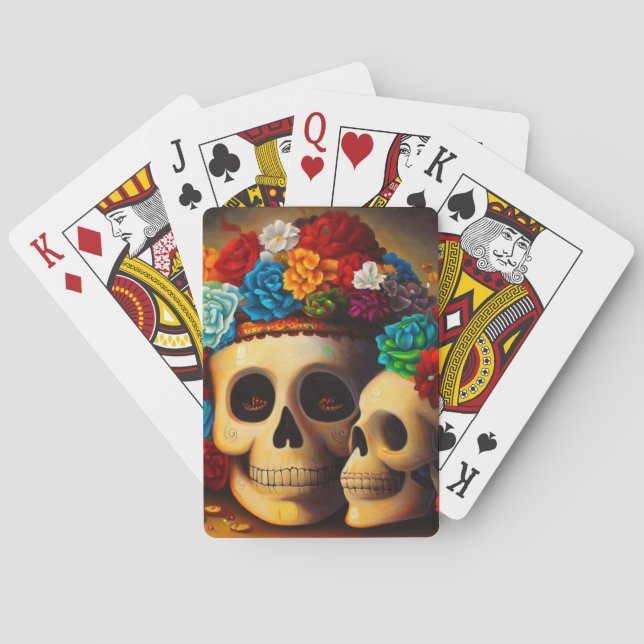 Day of the Dead Offrendas (2) Playing Cards (Back)
